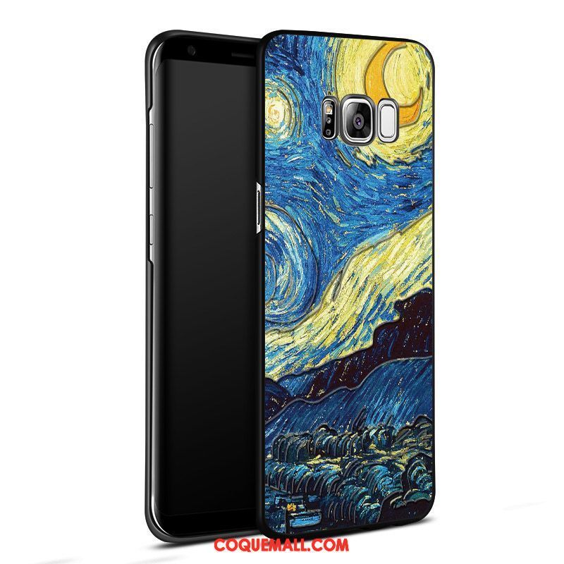 Étui Samsung Galaxy S8+ Dimensionnel Étoile Téléphone Portable, Coque Samsung Galaxy S8+ Noir Incassable