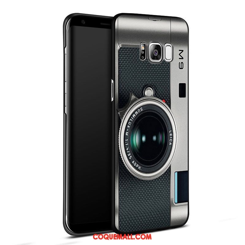Étui Samsung Galaxy S8+ Dimensionnel Étoile Téléphone Portable, Coque Samsung Galaxy S8+ Noir Incassable