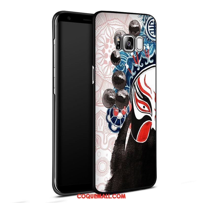 Étui Samsung Galaxy S8+ Dimensionnel Étoile Téléphone Portable, Coque Samsung Galaxy S8+ Noir Incassable