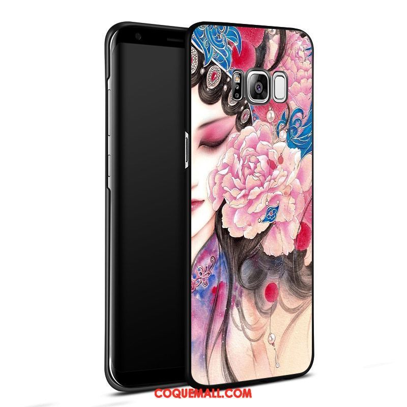 Étui Samsung Galaxy S8+ Dimensionnel Étoile Téléphone Portable, Coque Samsung Galaxy S8+ Noir Incassable