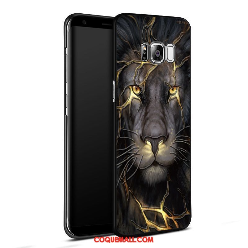 Étui Samsung Galaxy S8+ Dimensionnel Étoile Téléphone Portable, Coque Samsung Galaxy S8+ Noir Incassable