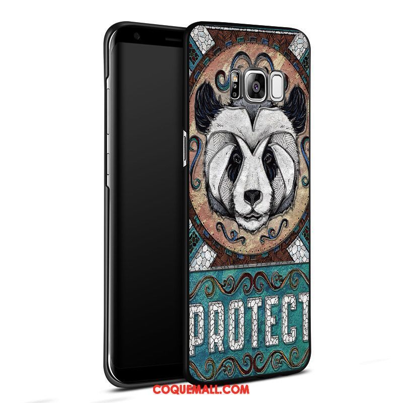 Étui Samsung Galaxy S8+ Dimensionnel Étoile Téléphone Portable, Coque Samsung Galaxy S8+ Noir Incassable