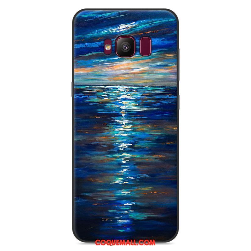 Étui Samsung Galaxy S8 Incassable Étoile Téléphone Portable, Coque Samsung Galaxy S8 Silicone Peinture