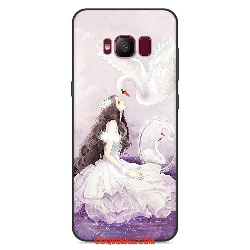 Étui Samsung Galaxy S8 Incassable Étoile Téléphone Portable, Coque Samsung Galaxy S8 Silicone Peinture