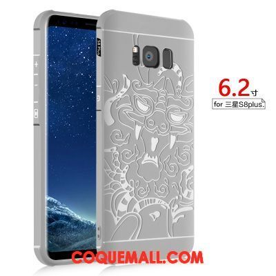 Étui Samsung Galaxy S8+ Noir Protection Silicone, Coque Samsung Galaxy S8+ Incassable Fluide Doux