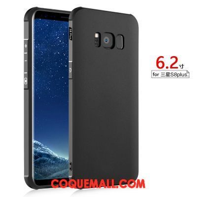 Étui Samsung Galaxy S8+ Noir Protection Silicone, Coque Samsung Galaxy S8+ Incassable Fluide Doux