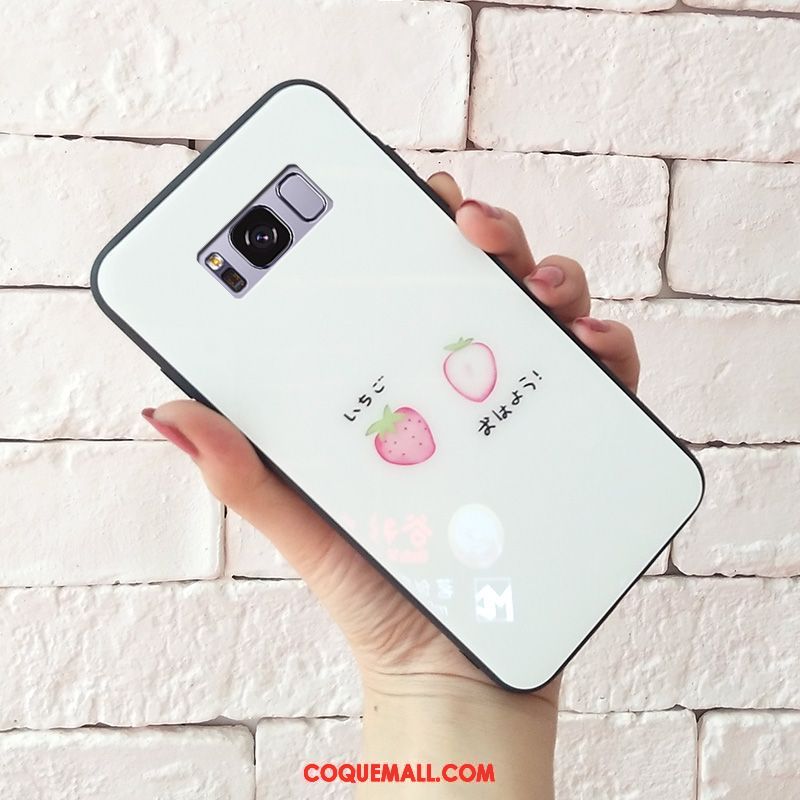 Étui Samsung Galaxy S8 Nouveau Verre Simple, Coque Samsung Galaxy S8 Personnalité Créatif