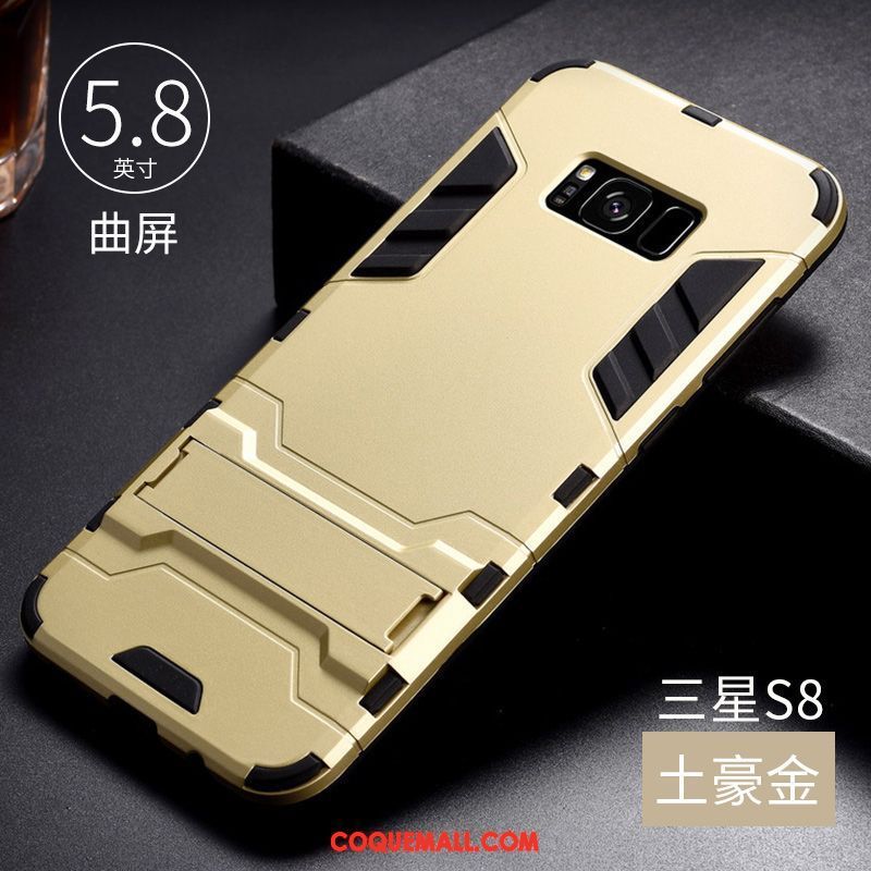 Étui Samsung Galaxy S8 Or Tendance Silicone, Coque Samsung Galaxy S8 Incassable Personnalité