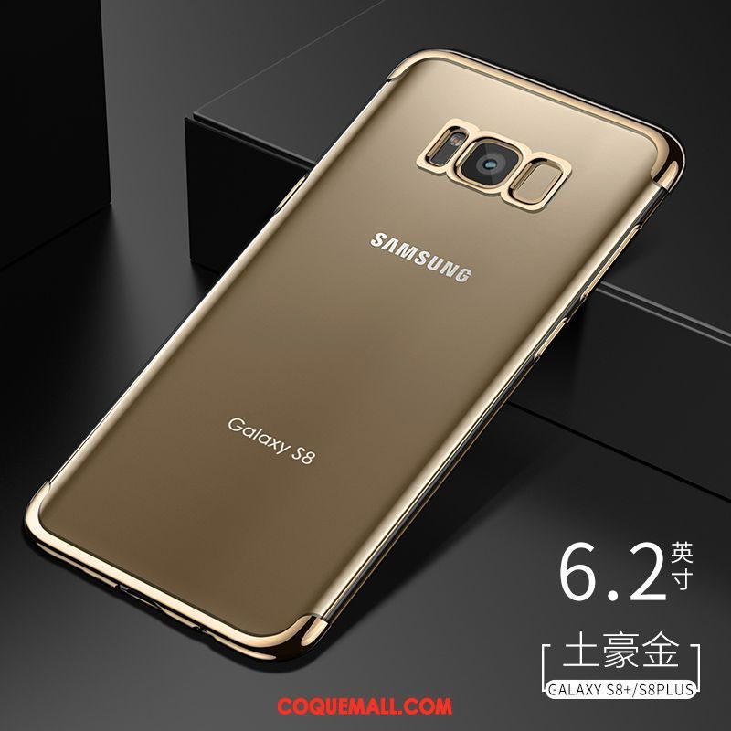 Étui Samsung Galaxy S8+ Personnalité Or Étoile, Coque Samsung Galaxy S8+ Incassable Protection