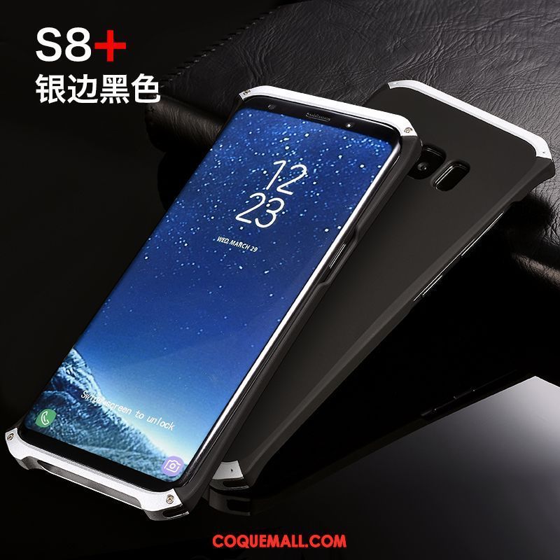 Étui Samsung Galaxy S8+ Personnalité Étoile Difficile, Coque Samsung Galaxy S8+ Métal Téléphone Portable