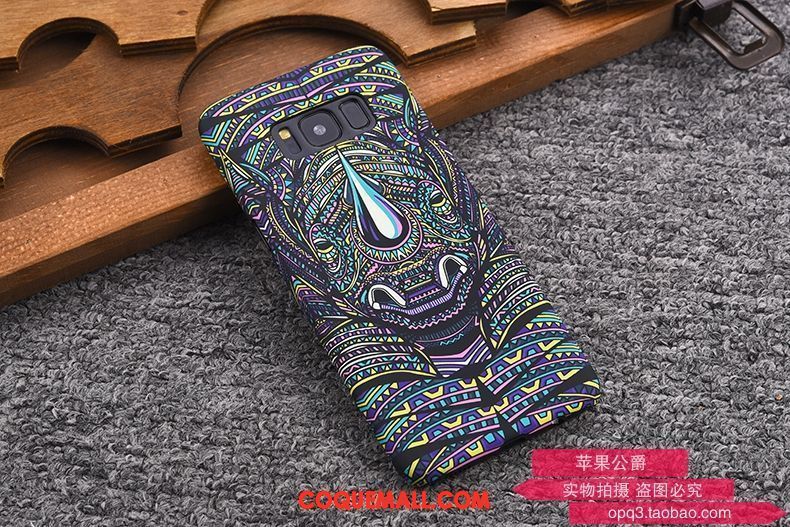 Étui Samsung Galaxy S8+ Personnalité Étoile Tendance, Coque Samsung Galaxy S8+ Lumineuses Gaufrage