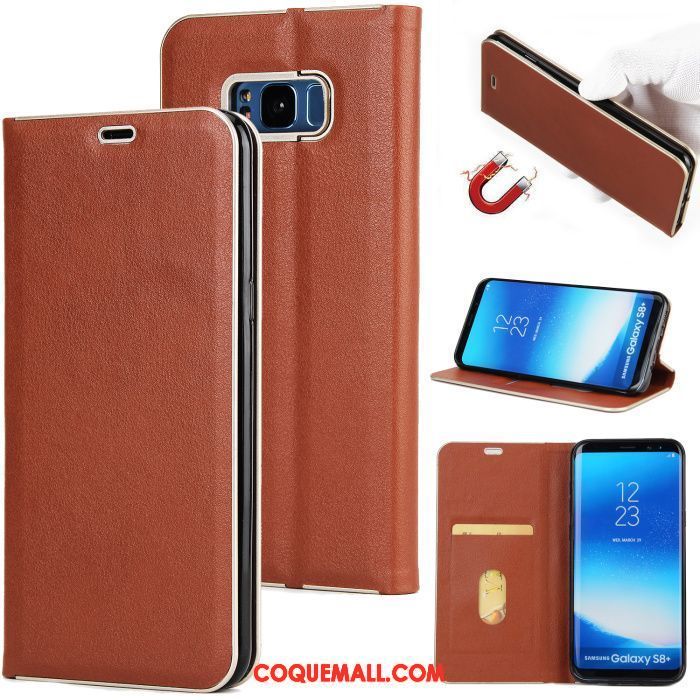 Étui Samsung Galaxy S8+ Protection Bleu Incassable, Coque Samsung Galaxy S8+ Tout Compris Étoile