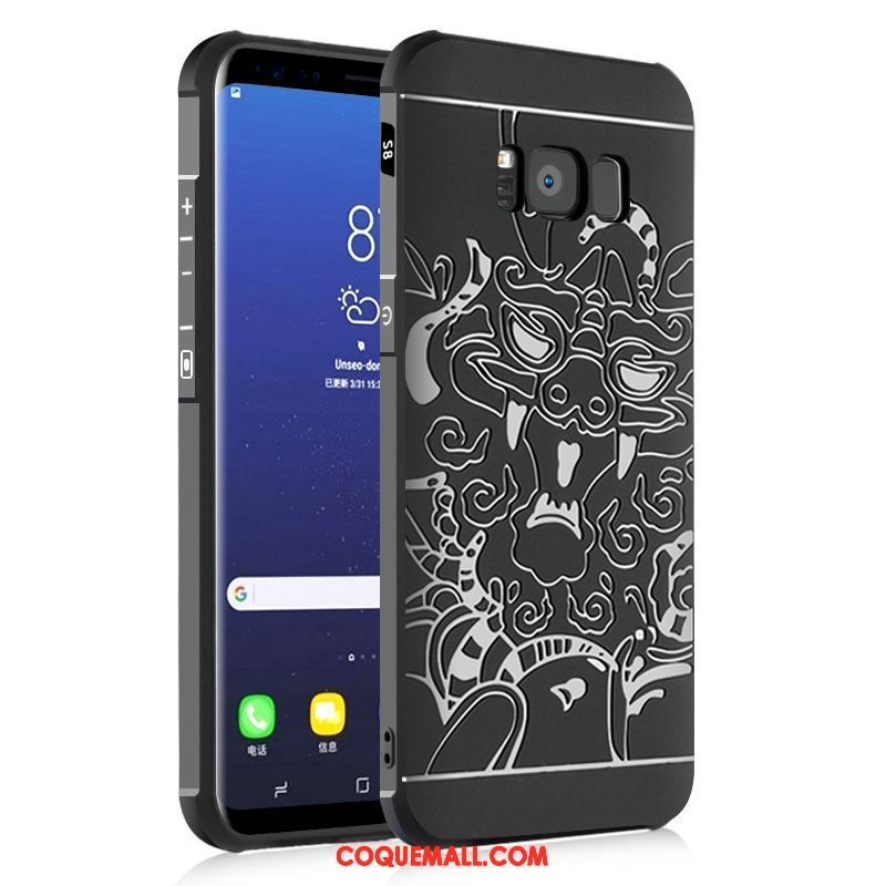 Étui Samsung Galaxy S8 Protection Incassable Fluide Doux, Coque Samsung Galaxy S8 Bleu Étoile