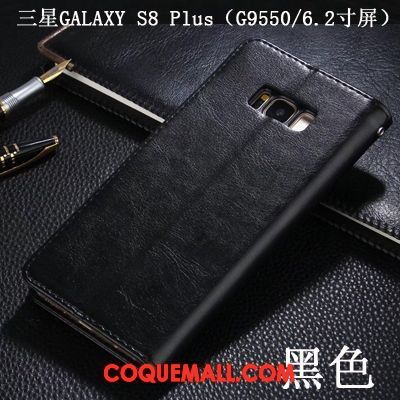 Étui Samsung Galaxy S8+ Protection Téléphone Portable Étui En Cuir, Coque Samsung Galaxy S8+ Étoile Braun