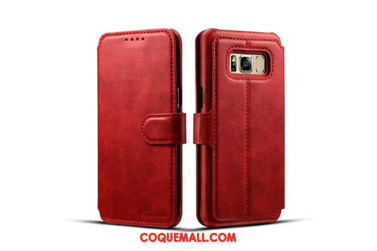 Étui Samsung Galaxy S8+ Protection Étoile Marron, Coque Samsung Galaxy S8+ Téléphone Portable Étui En Cuir