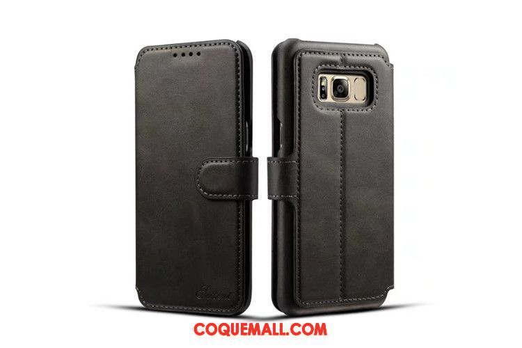 Étui Samsung Galaxy S8+ Protection Étoile Marron, Coque Samsung Galaxy S8+ Téléphone Portable Étui En Cuir