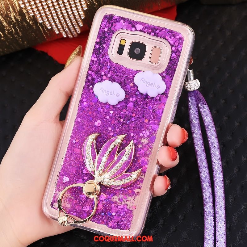 Étui Samsung Galaxy S8+ Quicksand Tendance Protection, Coque Samsung Galaxy S8+ Violet Tout Compris