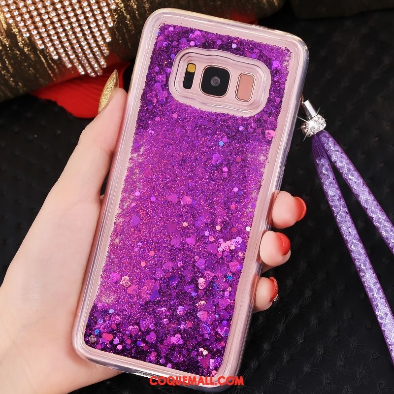 Étui Samsung Galaxy S8+ Quicksand Tendance Protection, Coque Samsung Galaxy S8+ Violet Tout Compris