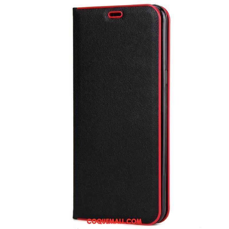 Étui Samsung Galaxy S8 Rouge Étoile Invisible, Coque Samsung Galaxy S8 Téléphone Portable Support