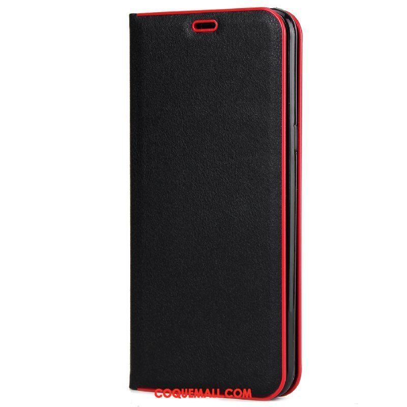 Étui Samsung Galaxy S8 Rouge Étoile Invisible, Coque Samsung Galaxy S8 Téléphone Portable Support