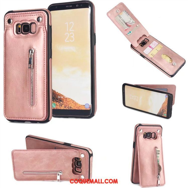 Étui Samsung Galaxy S8+ Sac Carte Incassable Carte, Coque Samsung Galaxy S8+ Étoile Protection