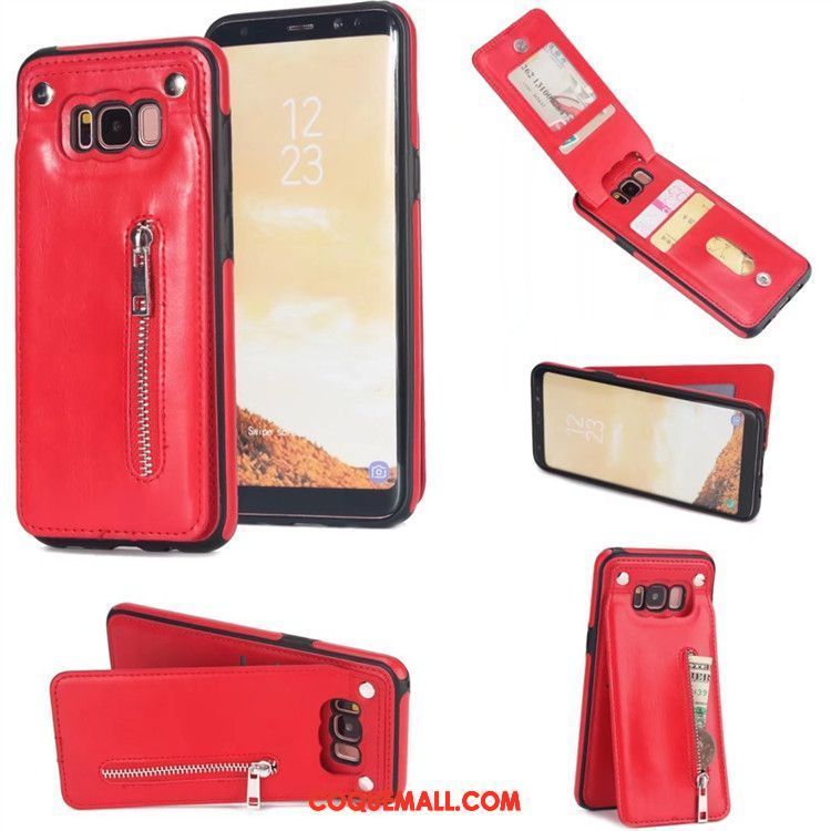 Étui Samsung Galaxy S8+ Sac Carte Incassable Carte, Coque Samsung Galaxy S8+ Étoile Protection