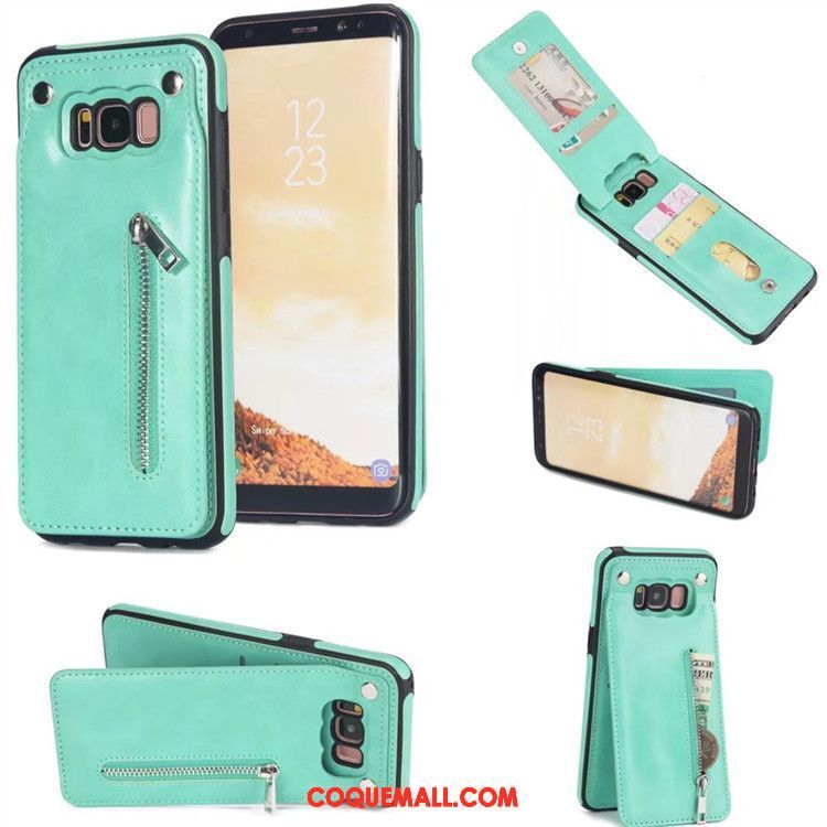 Étui Samsung Galaxy S8+ Sac Carte Incassable Carte, Coque Samsung Galaxy S8+ Étoile Protection