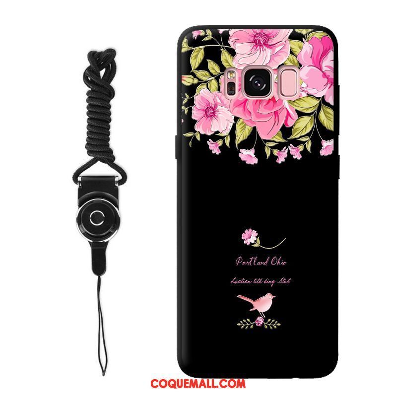 Étui Samsung Galaxy S8+ Tout Compris Fleurs Créatif, Coque Samsung Galaxy S8+ Incassable Fluide Doux