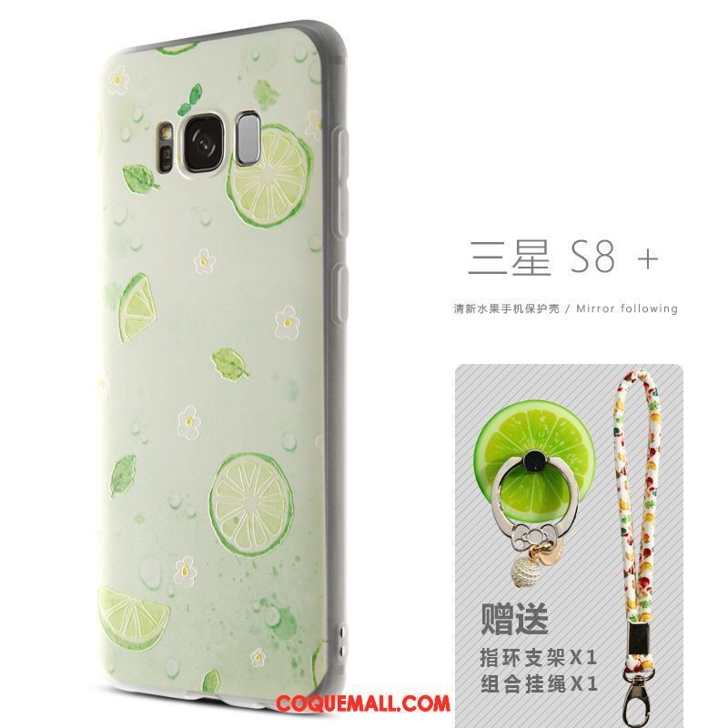 Étui Samsung Galaxy S8+ Tout Compris Rose Fluide Doux, Coque Samsung Galaxy S8+ Téléphone Portable Étoile