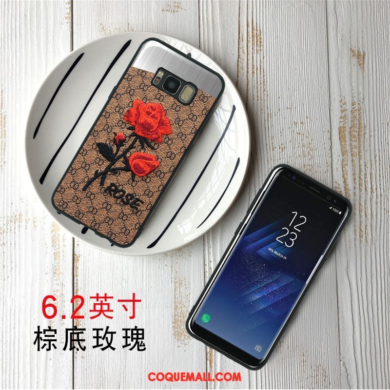 Étui Samsung Galaxy S8+ Tout Compris Étoile Rose, Coque Samsung Galaxy S8+ Incassable Protection