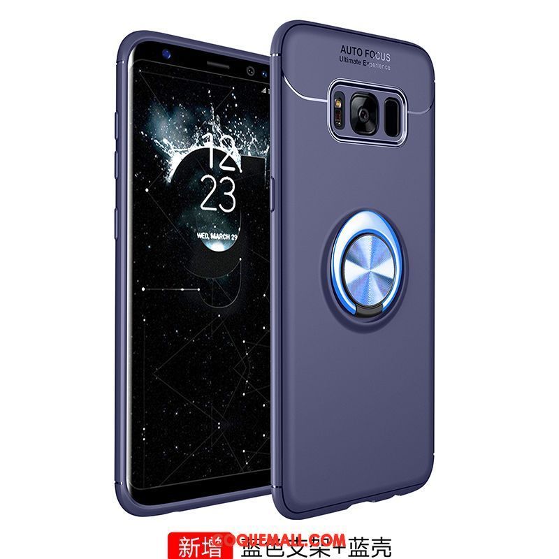 Étui Samsung Galaxy S8+ Tout Compris Étoile Support, Coque Samsung Galaxy S8+ Incassable Rouge