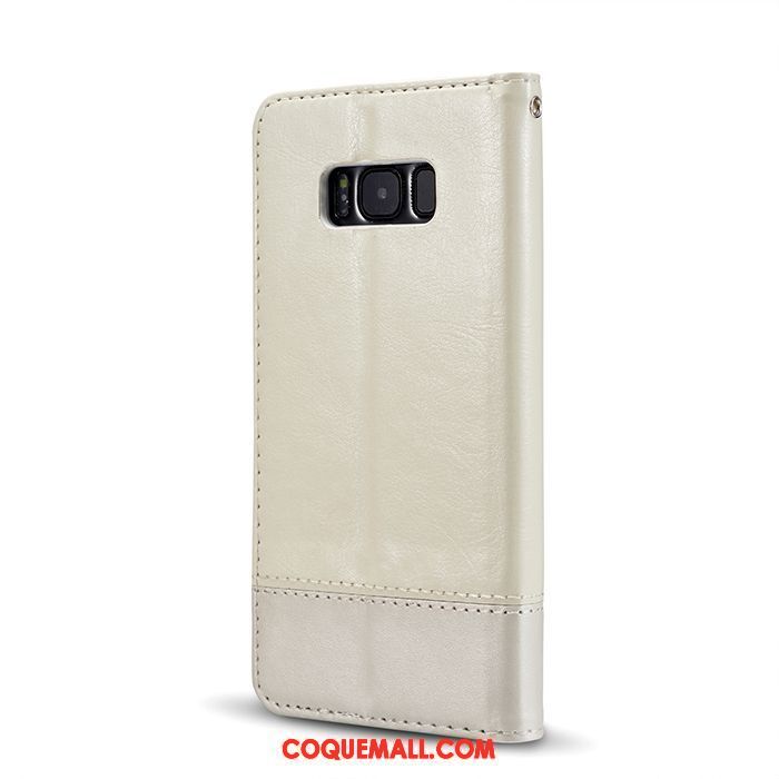 Étui Samsung Galaxy S8 Téléphone Portable Bleu Étui En Cuir, Coque Samsung Galaxy S8 Ornements Suspendus Tout Compris