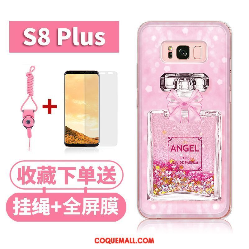 Étui Samsung Galaxy S8+ Téléphone Portable Silicone Tendance, Coque Samsung Galaxy S8+ Liquide Incassable