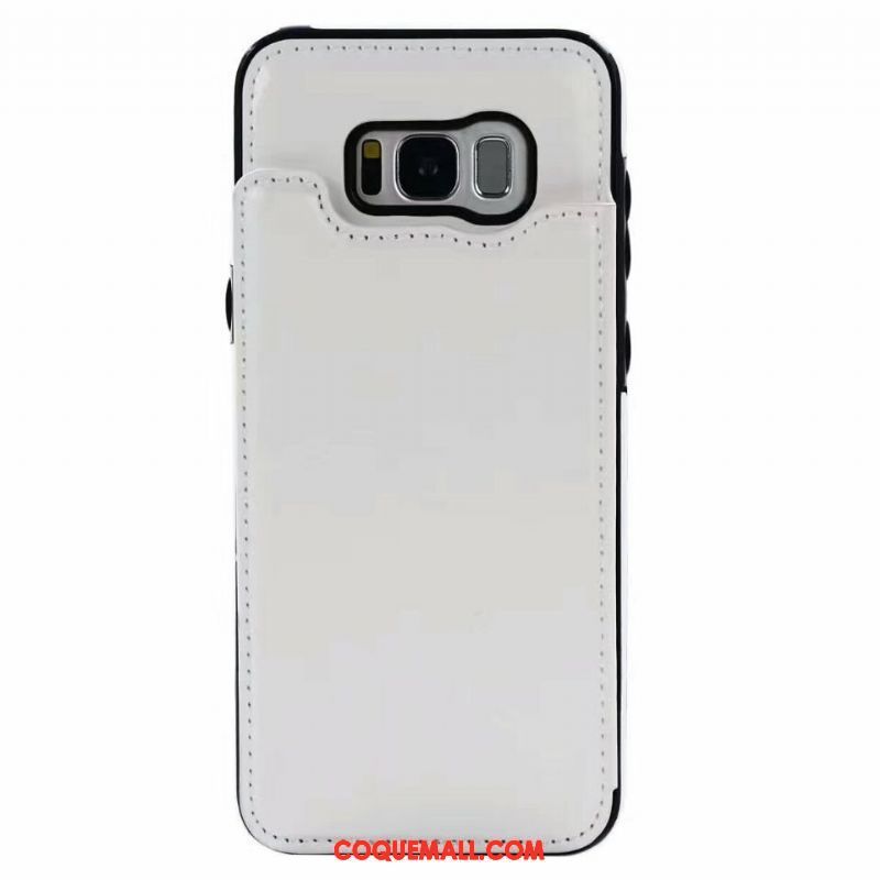 Étui Samsung Galaxy S8+ Étoile Carte Téléphone Portable, Coque Samsung Galaxy S8+ Étui En Cuir Créatif Braun