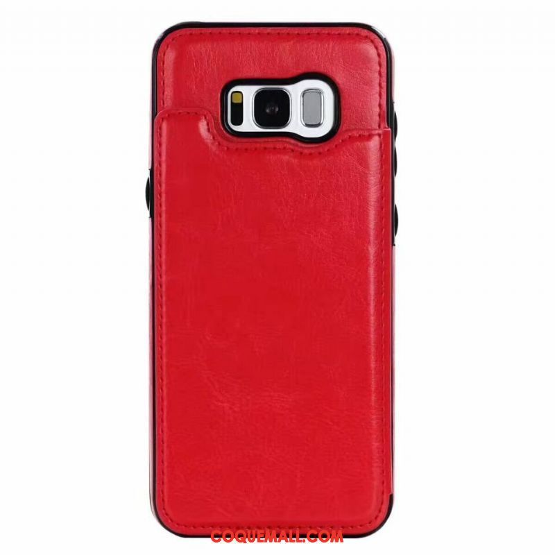 Étui Samsung Galaxy S8+ Étoile Carte Téléphone Portable, Coque Samsung Galaxy S8+ Étui En Cuir Créatif Braun