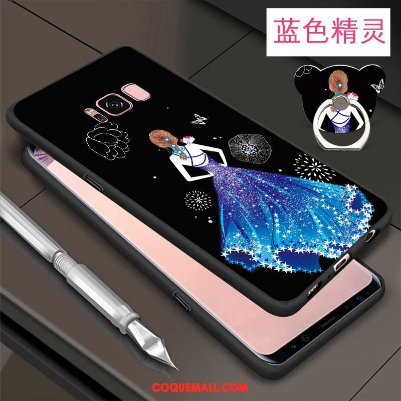 Étui Samsung Galaxy S8+ Étoile Fluide Doux Téléphone Portable, Coque Samsung Galaxy S8+ Ornements Suspendus Silicone