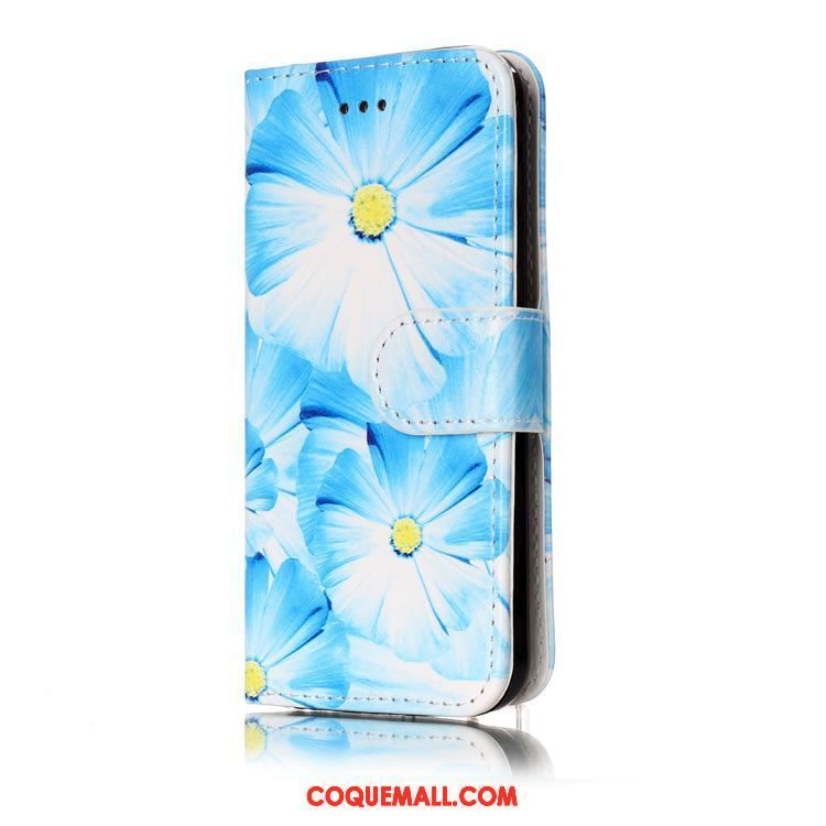 Étui Samsung Galaxy S8 Étoile Grand Bleu, Coque Samsung Galaxy S8 Téléphone Portable Étui En Cuir