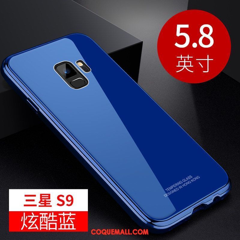 Étui Samsung Galaxy S9 Border Personnalité Incassable, Coque Samsung Galaxy S9 Protection Métal