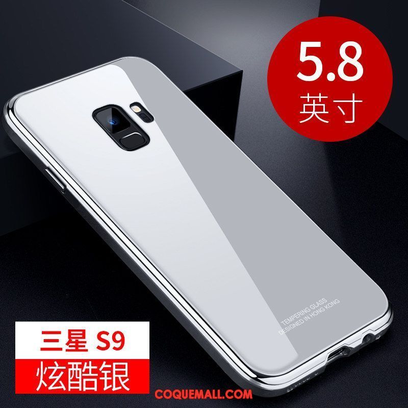 Étui Samsung Galaxy S9 Border Personnalité Incassable, Coque Samsung Galaxy S9 Protection Métal