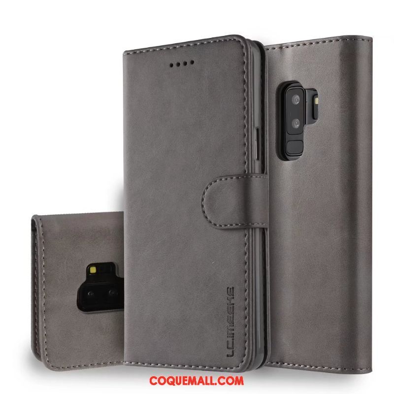 Étui Samsung Galaxy S9+ Business Protection Étoile, Coque Samsung Galaxy S9+ Incassable Étui En Cuir