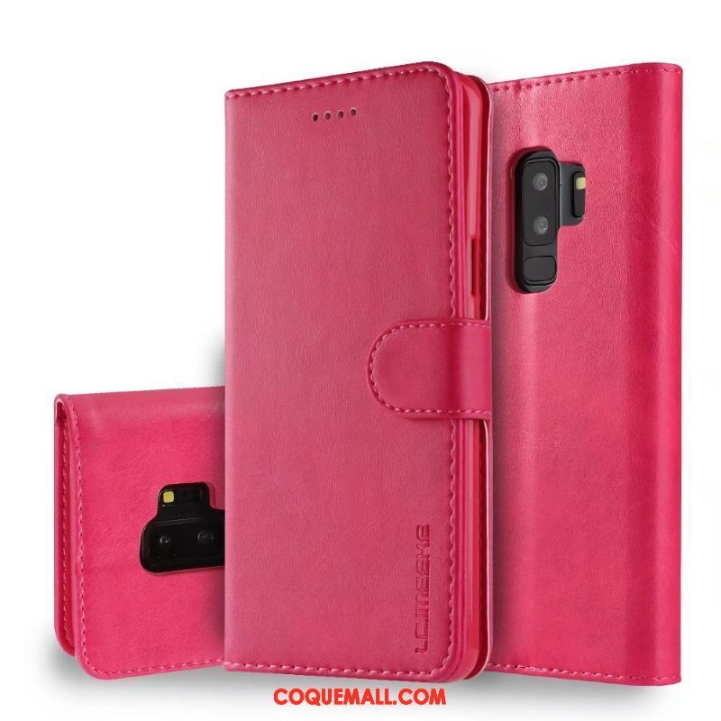 Étui Samsung Galaxy S9+ Business Protection Étoile, Coque Samsung Galaxy S9+ Incassable Étui En Cuir