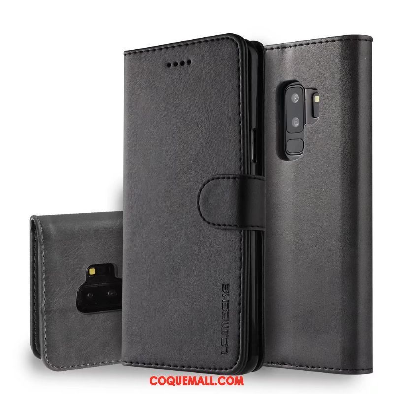 Étui Samsung Galaxy S9+ Business Protection Étoile, Coque Samsung Galaxy S9+ Incassable Étui En Cuir