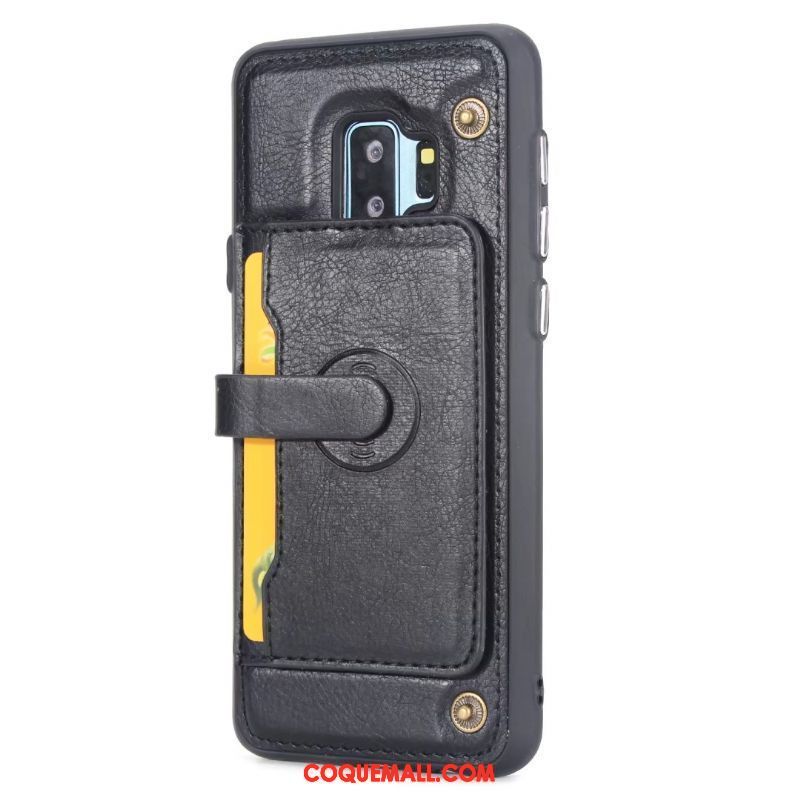 Étui Samsung Galaxy S9+ Business Téléphone Portable Étoile, Coque Samsung Galaxy S9+ Protection Étui En Cuir