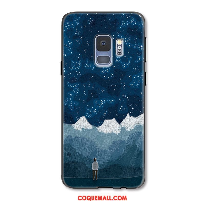 Étui Samsung Galaxy S9 Créatif Business Élégant, Coque Samsung Galaxy S9 Étoile Téléphone Portable