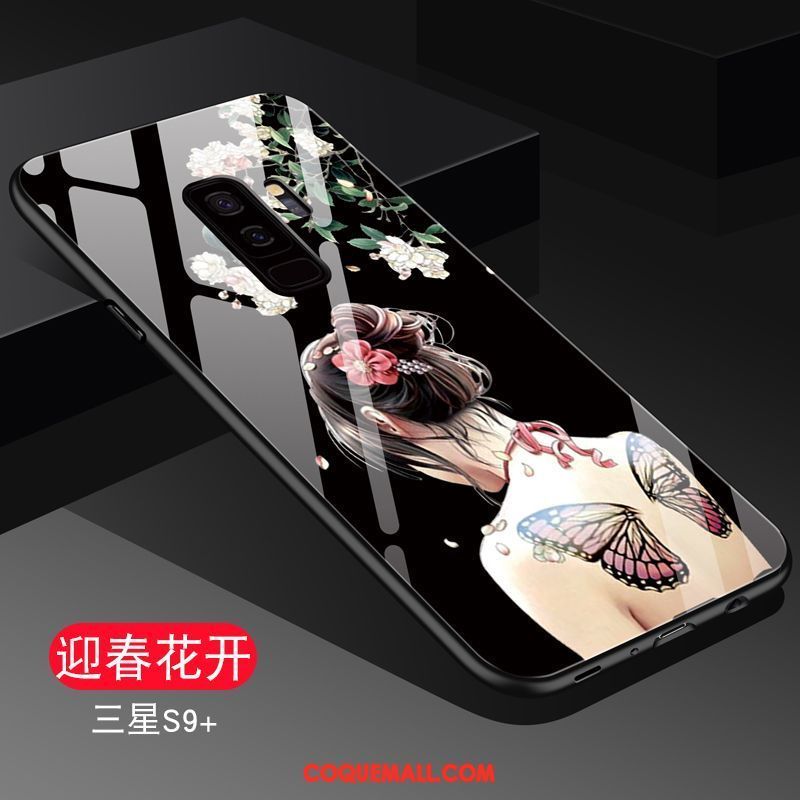 Étui Samsung Galaxy S9+ Créatif Incassable Étoile, Coque Samsung Galaxy S9+ Tout Compris Téléphone Portable