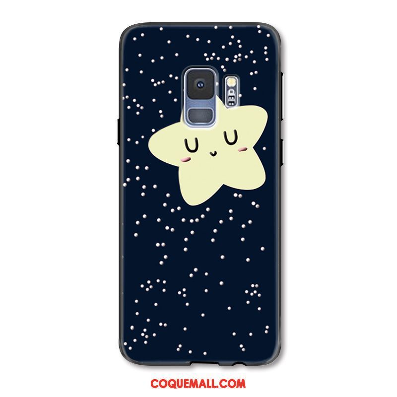 Étui Samsung Galaxy S9 Créatif Étoile Mode, Coque Samsung Galaxy S9 Grand Peinte À La Main