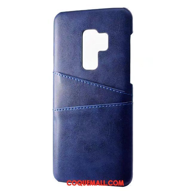 Étui Samsung Galaxy S9+ Cuir Incassable Cuir Véritable, Coque Samsung Galaxy S9+ Téléphone Portable Petit