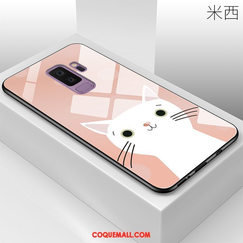 Étui Samsung Galaxy S9+ Dessin Animé Bleu Difficile, Coque Samsung Galaxy S9+ Fluide Doux Tendance