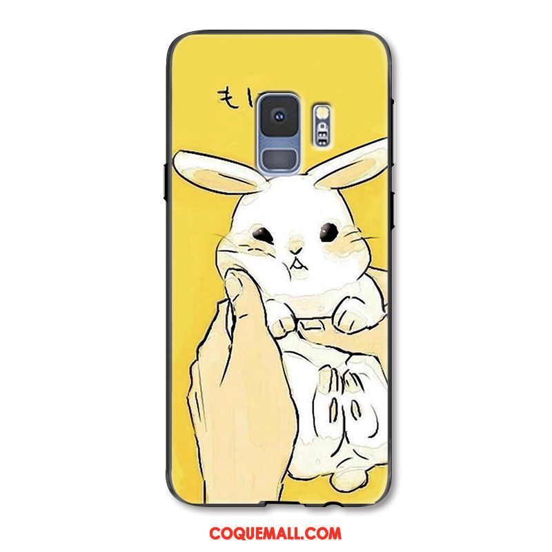 Étui Samsung Galaxy S9 Dessin Animé Étoile Protection, Coque Samsung Galaxy S9 Charmant Lapin