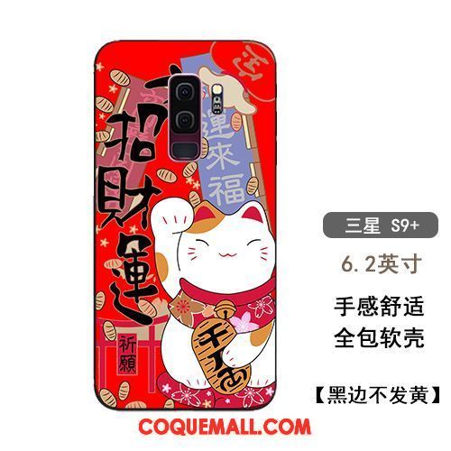 Étui Samsung Galaxy S9+ Fluide Doux Amoureux Tout Compris, Coque Samsung Galaxy S9+ Téléphone Portable Chat